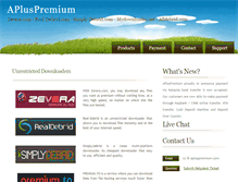 Tablet Screenshot of apluspremium.com